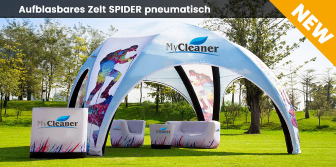 Aufblasbares Zelt