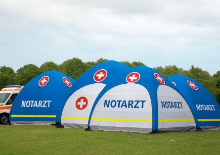 Pneumatisches Zelt aufblasbar