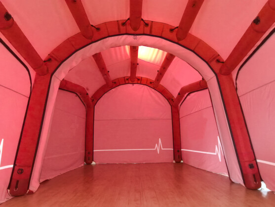 Pneumatisches Zelt aufblasbar