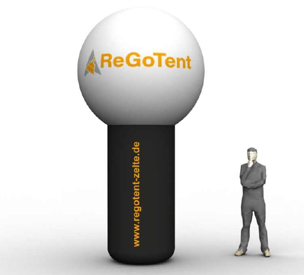 Pneumatische Säule Werbesäulen