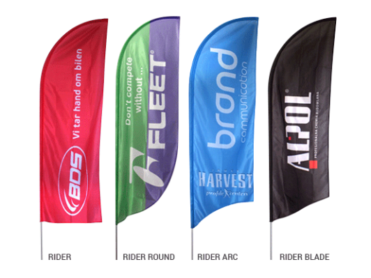 Beachflags Beachfahnen Fahnen Hissfahnen