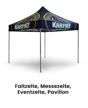 Faltzelte, Messezelte