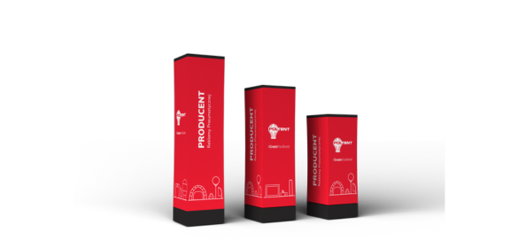 Pneumatische Säule Werbesäulen