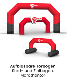 Aufblasbare Torbogen