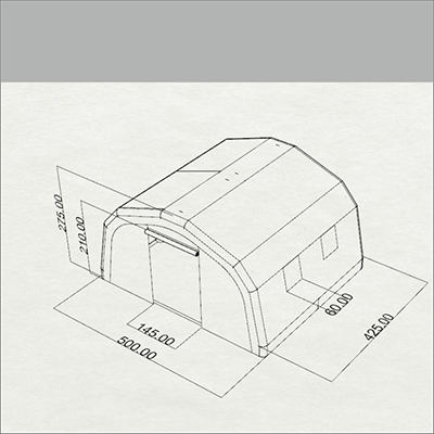 Einsatzzelt Militär