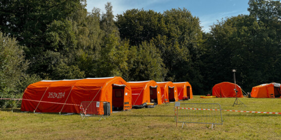 Aufblasbare Zelte Einsatzzelte